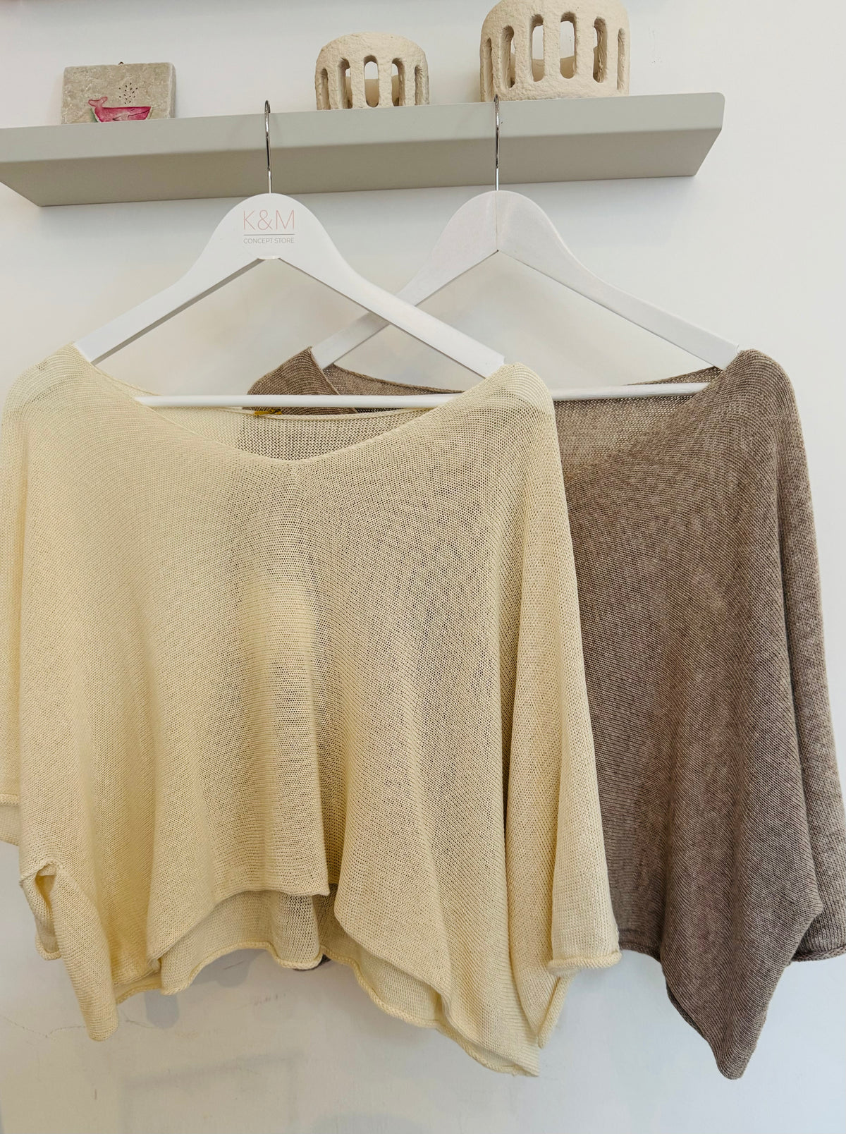 Feiner Oversize Strickpullover- lässig & leicht